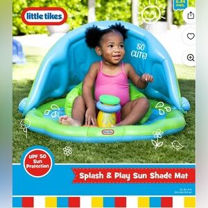 💧 BRAND NEW! Little Tikes Splash & Play Sun Shade Mat 💧 🆕 NWT